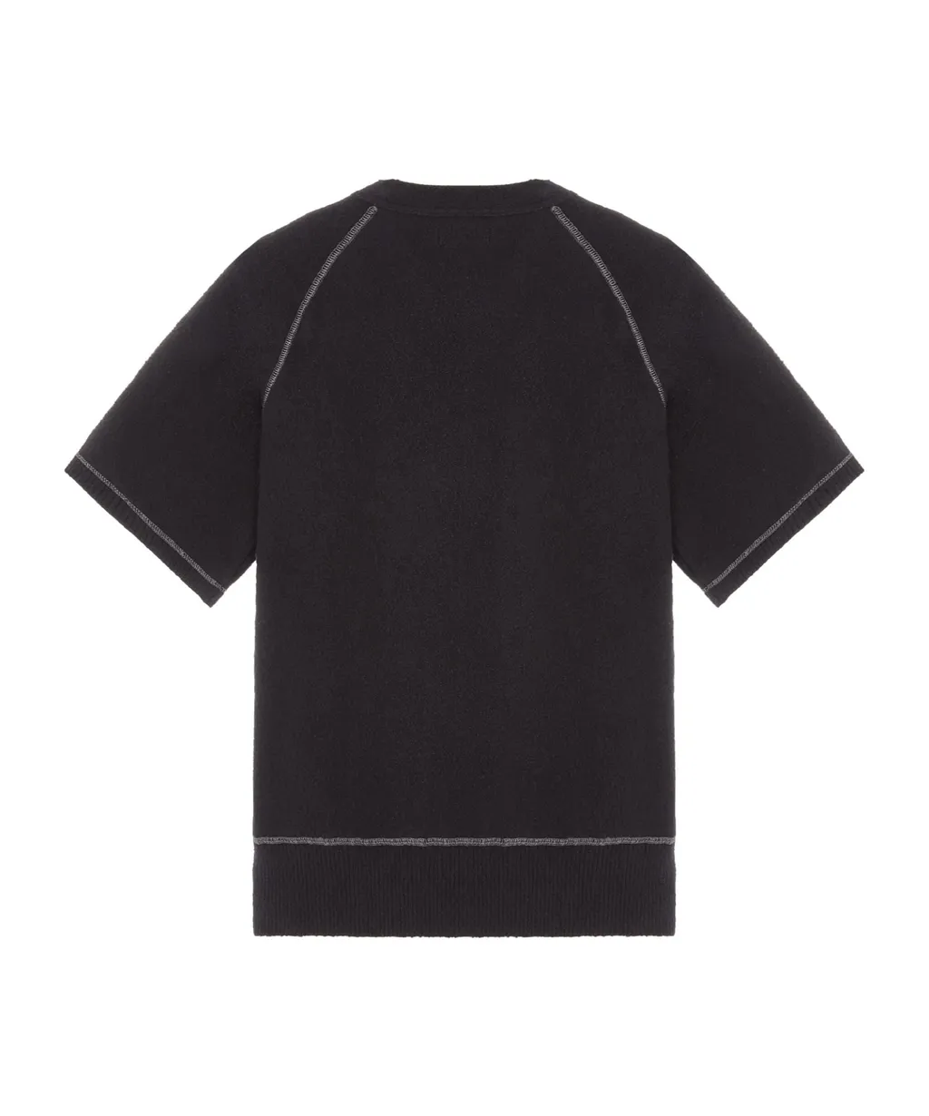 Logo-Embroidered Short-Sleeve Jumper