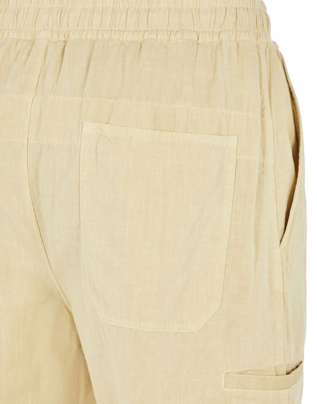 Compass-Badge Straight Leg Bermuda Shorts