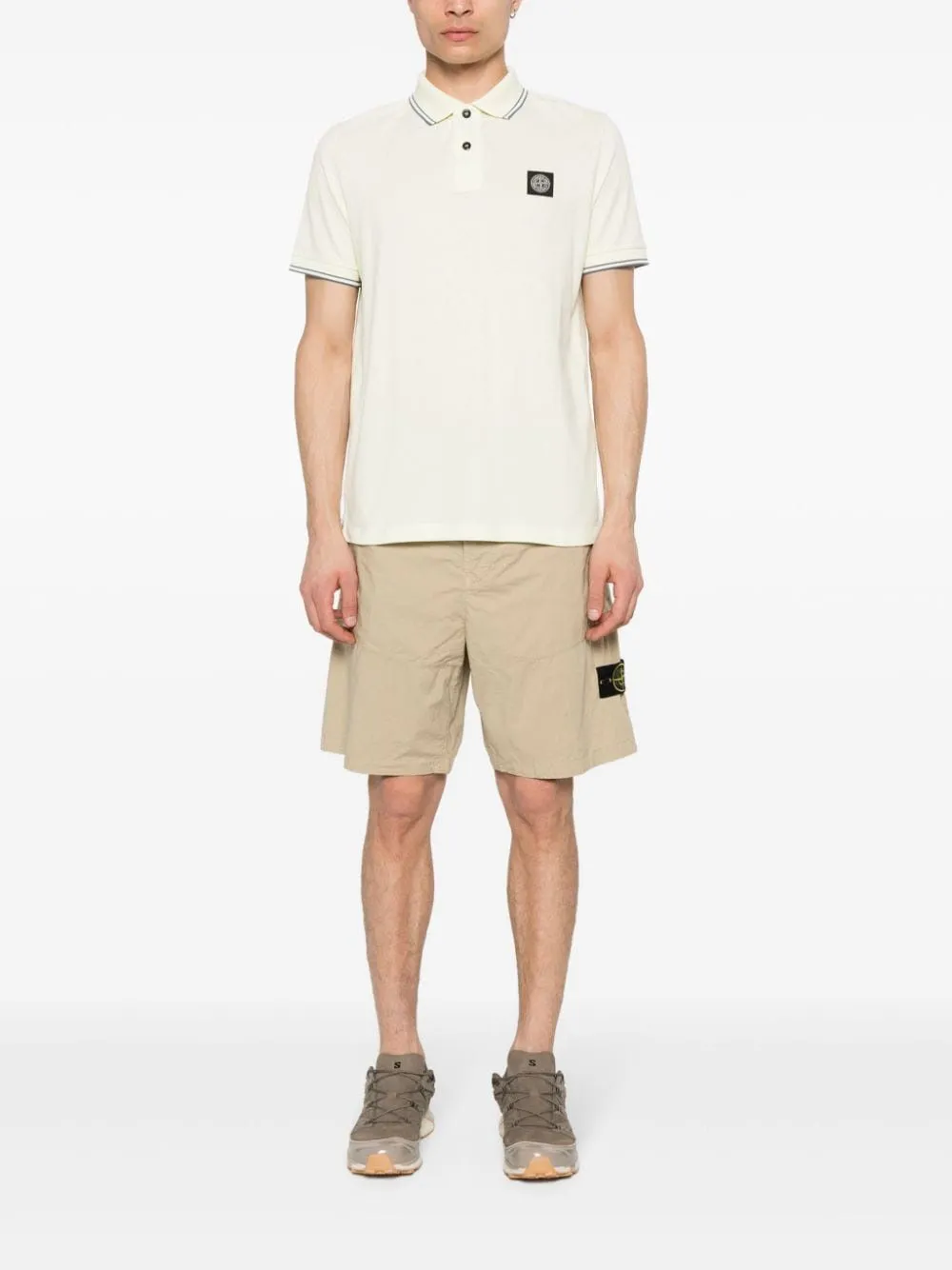 Compass-Badge Bermuda Shorts