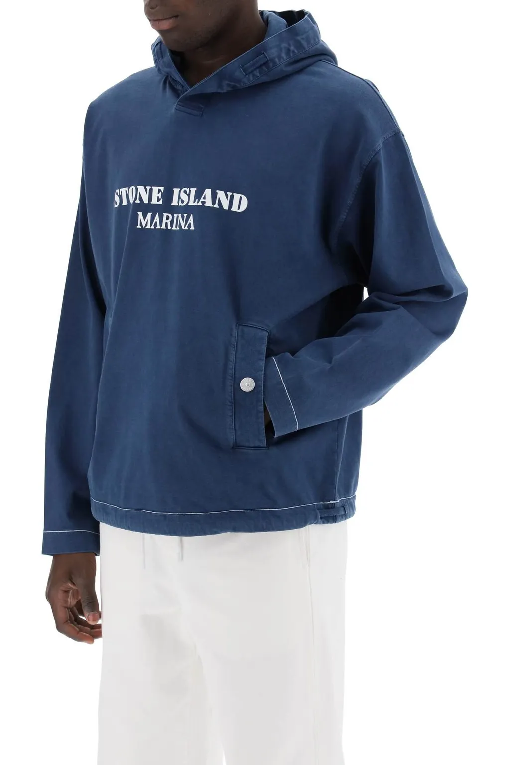 Logo-Print Cotton Hoodie