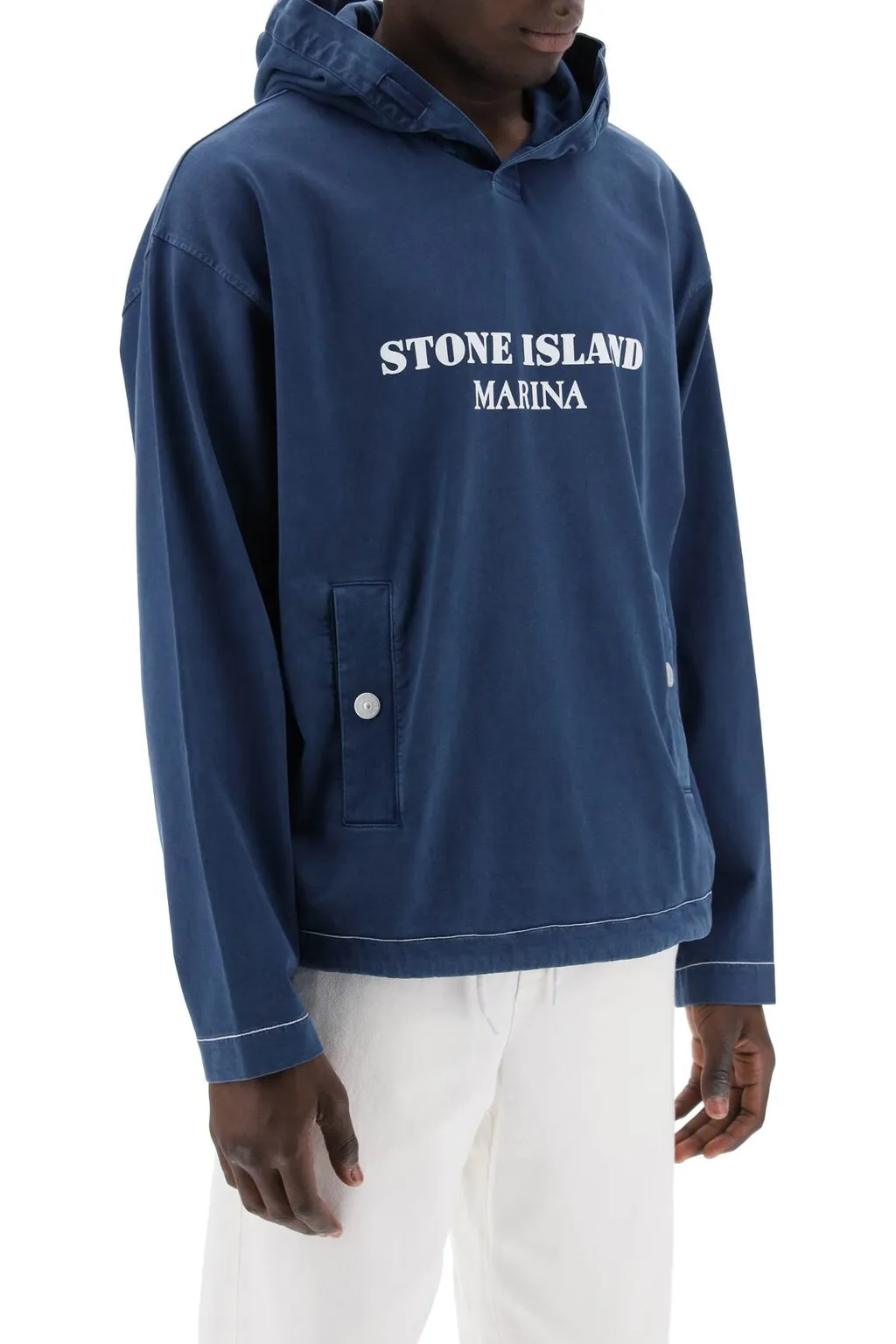 Logo-Print Cotton Hoodie