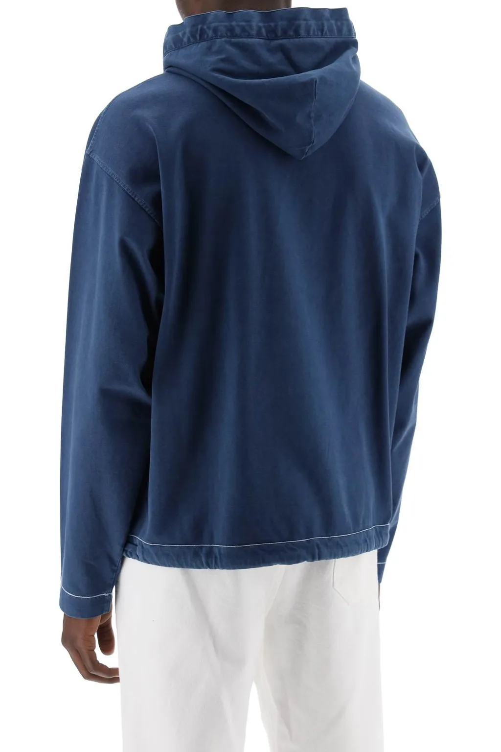 Logo-Print Cotton Hoodie