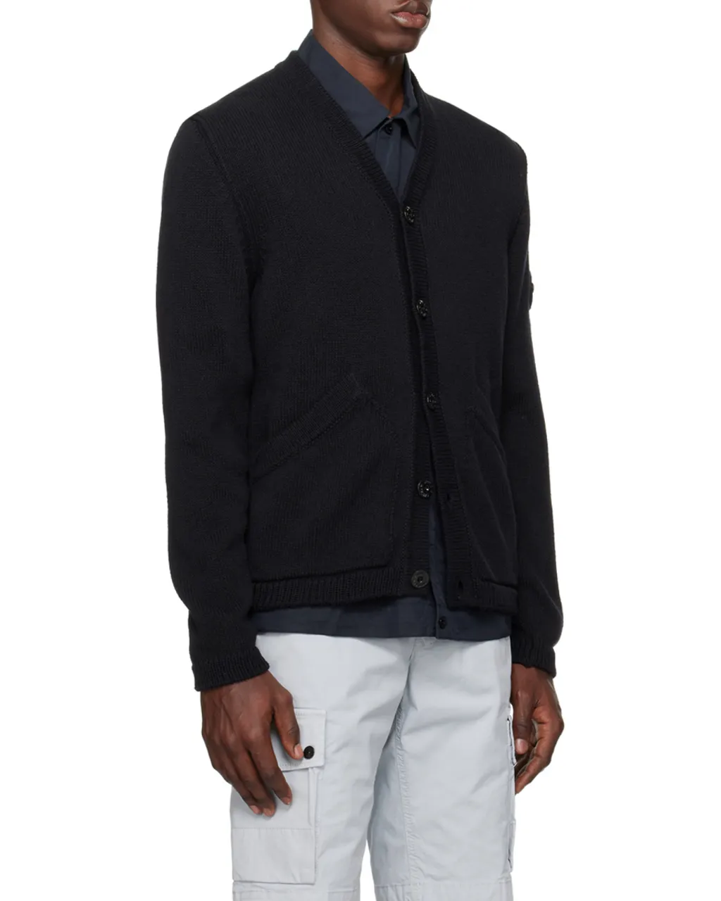 Logo Medallion Knitted Cardigan