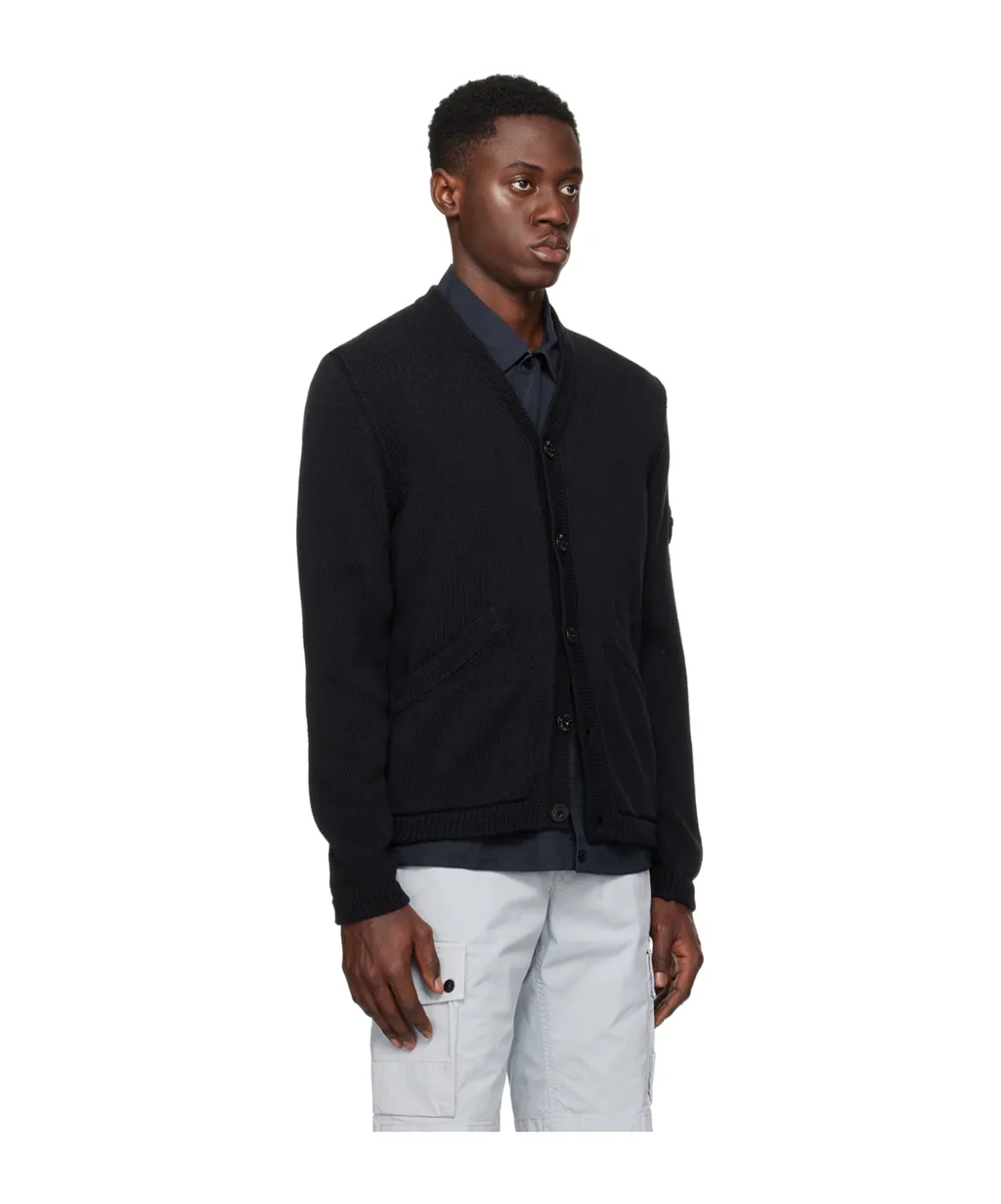 Logo Medallion Knitted Cardigan