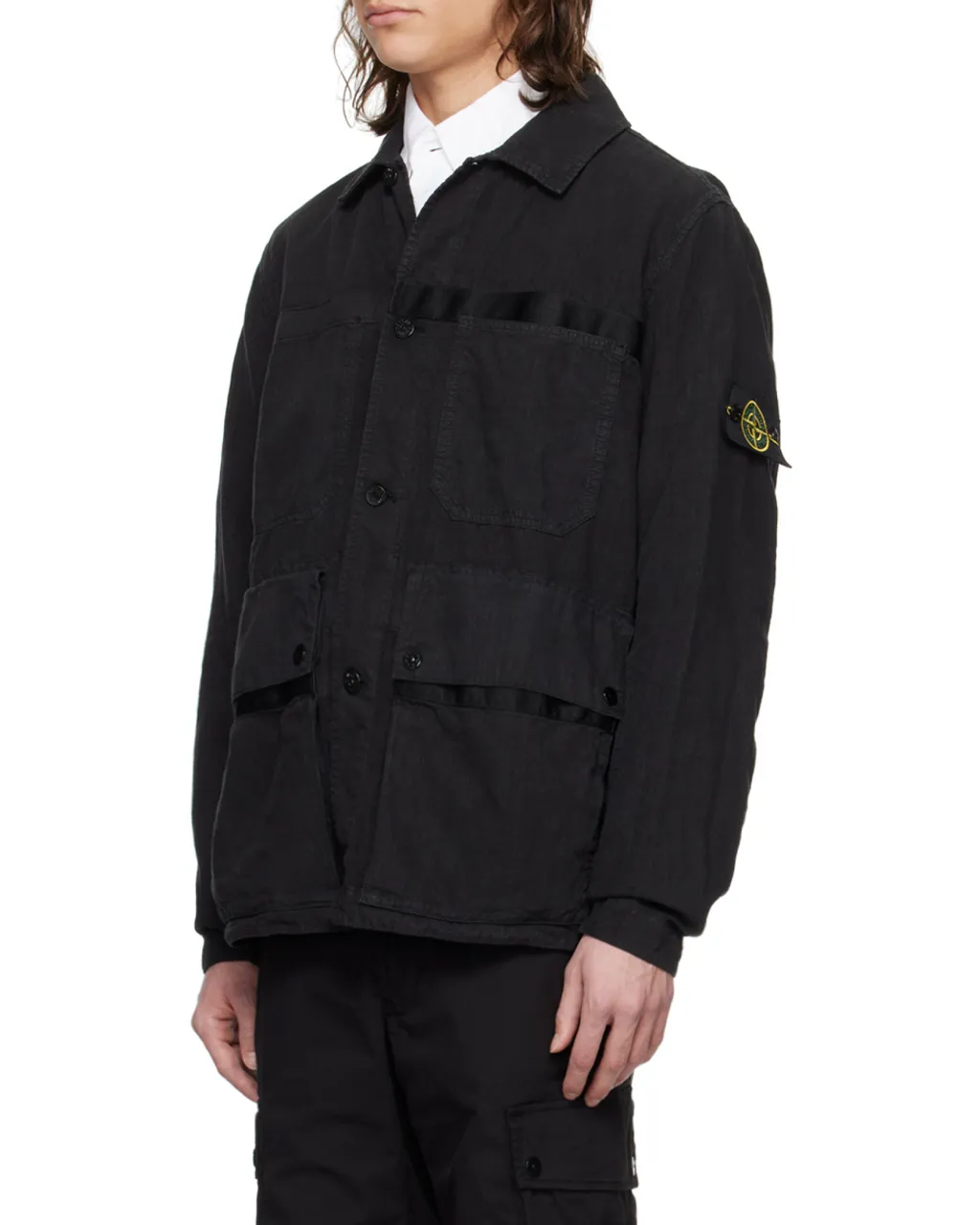 Buttoned Collared Jacket
