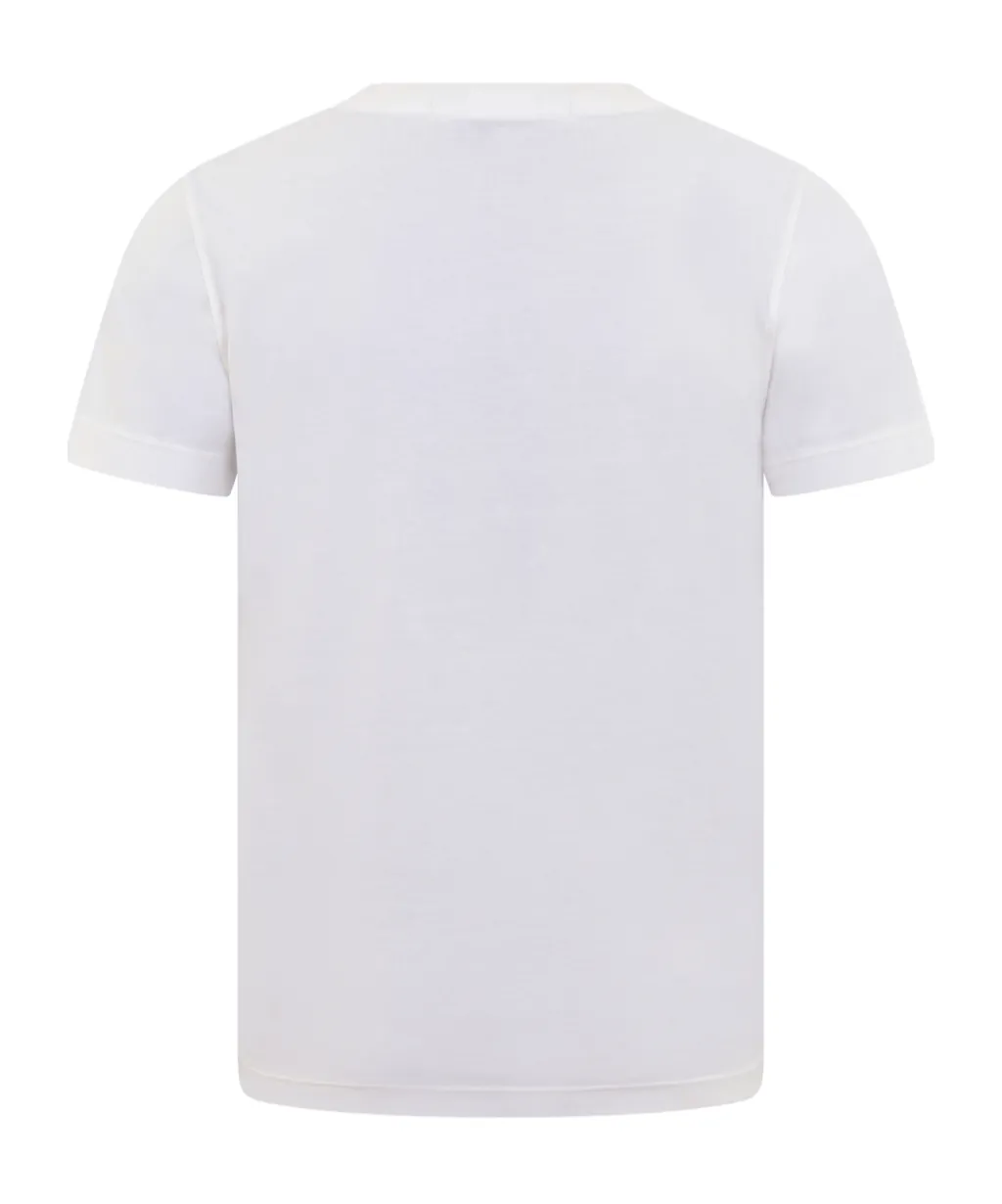 Compass-Motif Cotton T-Shirt