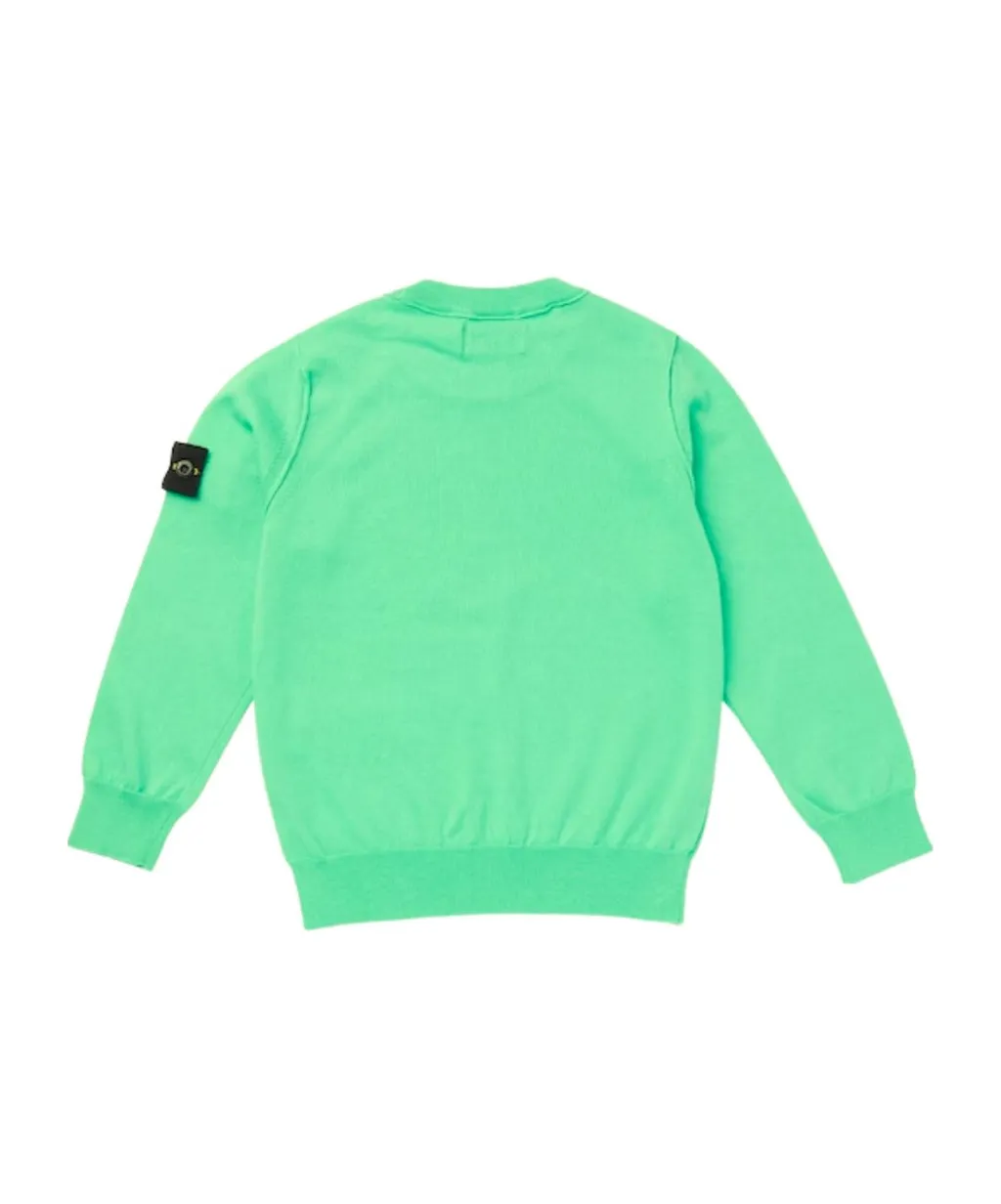 Compass-Badge Cotton Jumper