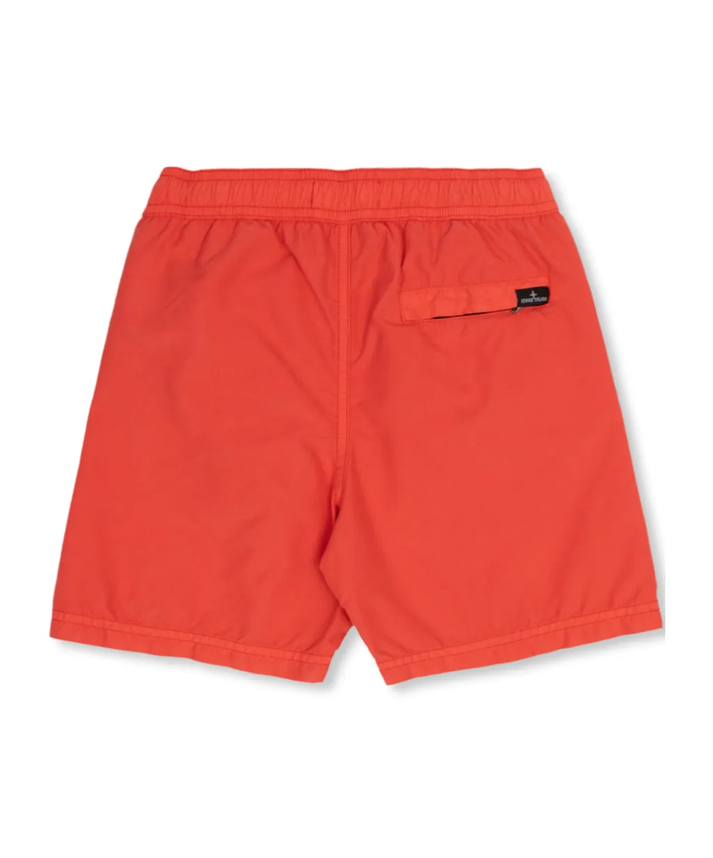 Embroidered-Logo Swim Shorts