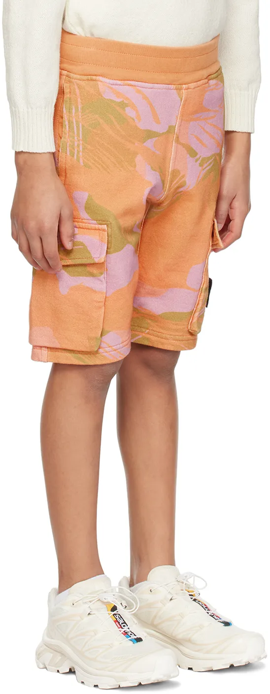 Junior Compass-Badge Jersey Shorts