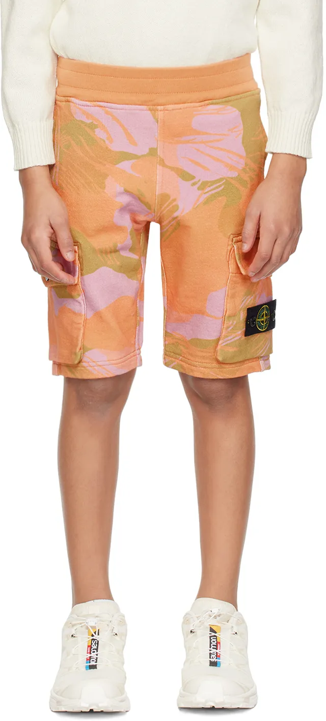 Junior Compass-Badge Jersey Shorts