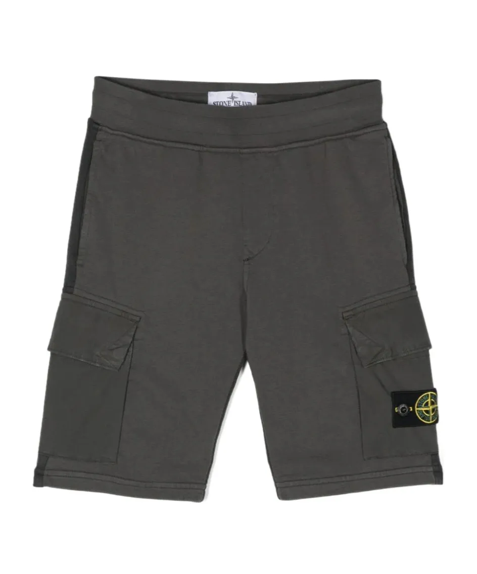 Compass-Badge Cargo Shorts