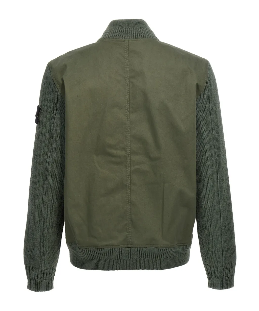 Panelled Zipped Jacket