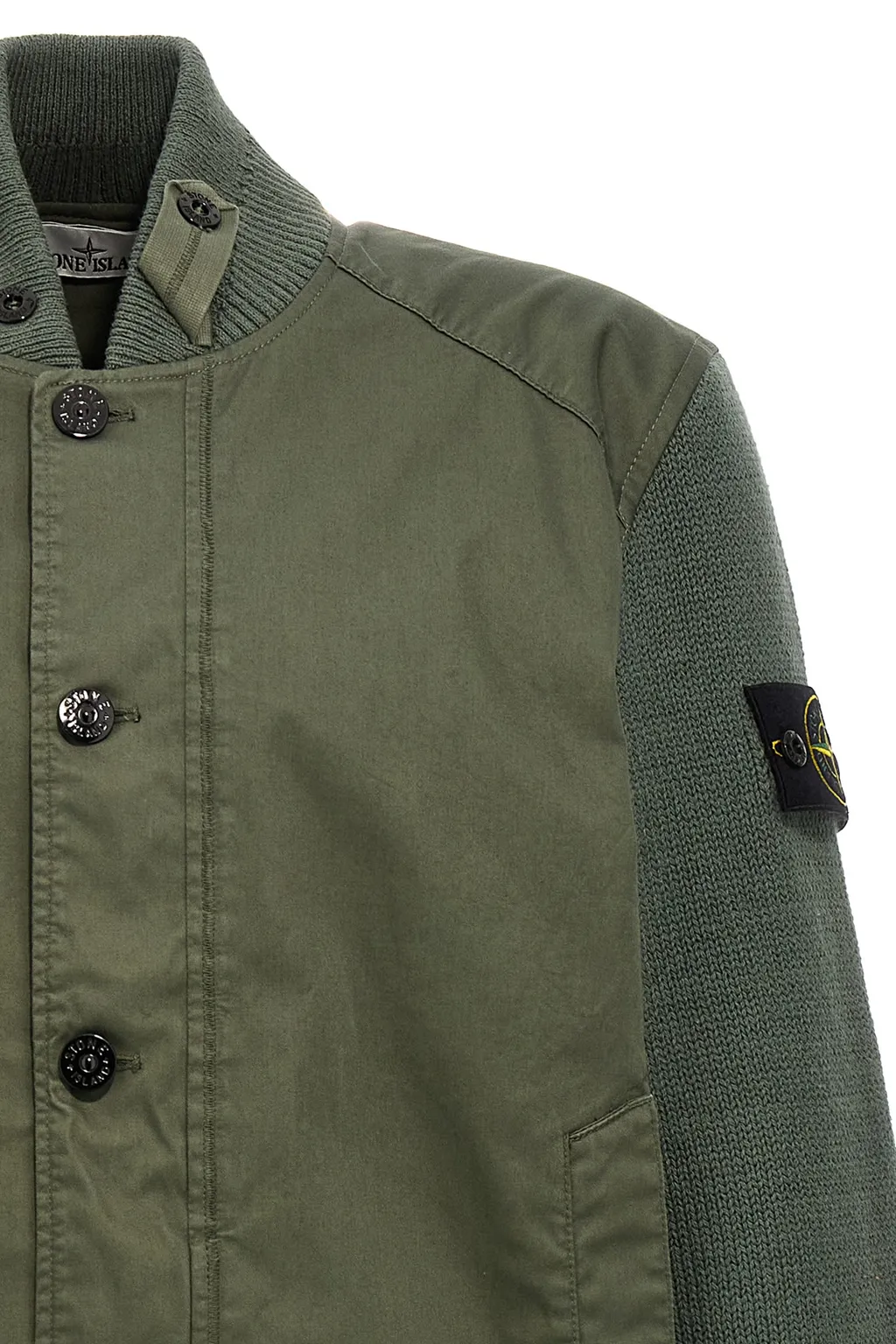 Panelled Zipped Jacket