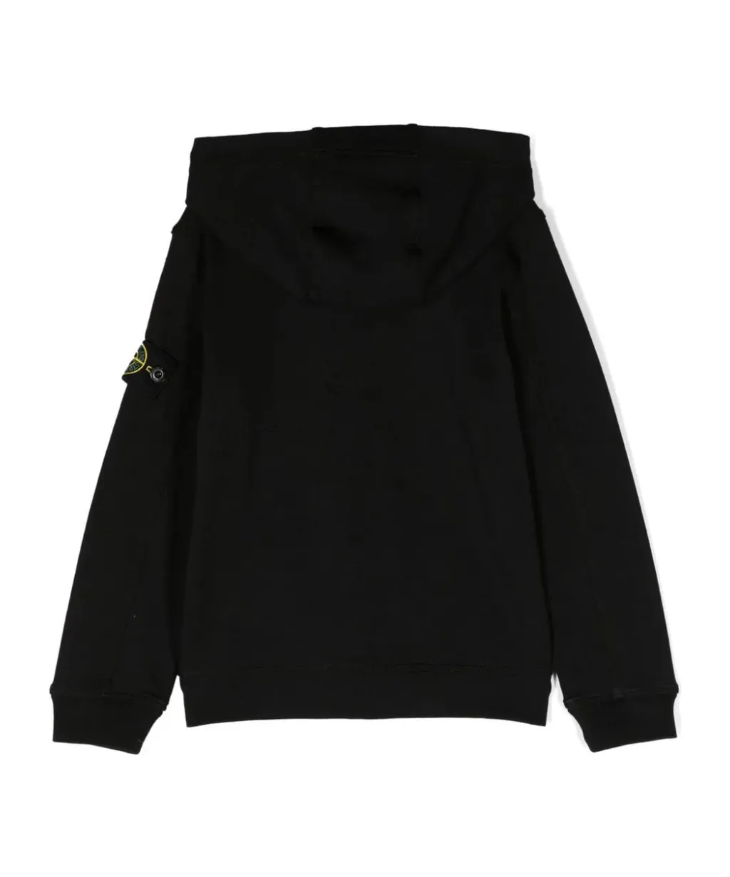Compass-Badge Zip-Up Hoodie