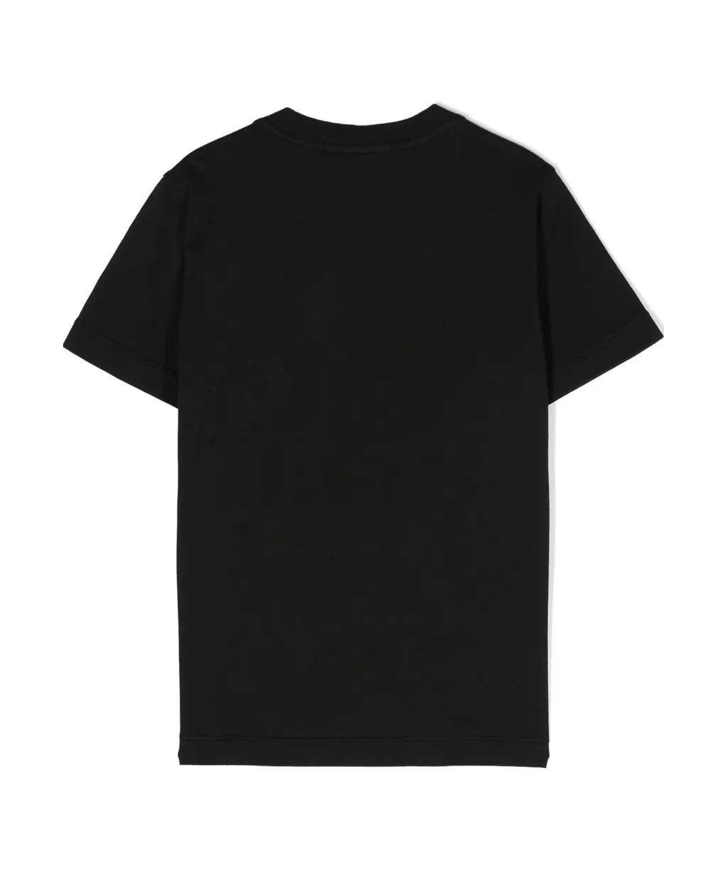 Junior Compass-Patch Crewneck T-Shirt