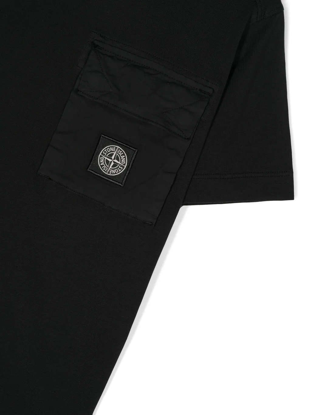 Junior Compass-Patch Crewneck T-Shirt