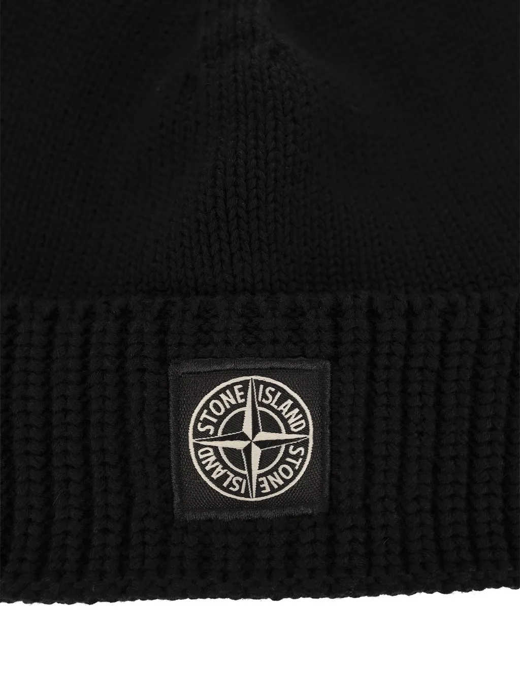 Junior Compass-Motif Knitted Pull-On Beanie