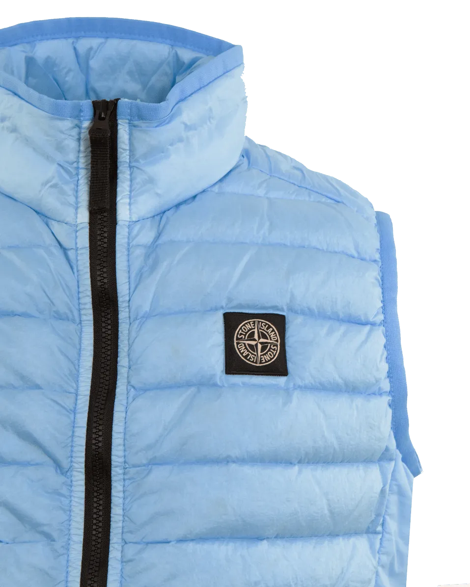 Junior Compass-Motif Zipped Gilet