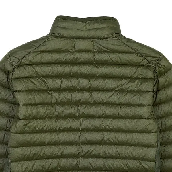 High-Collar Long-Sleeved Down Jacket