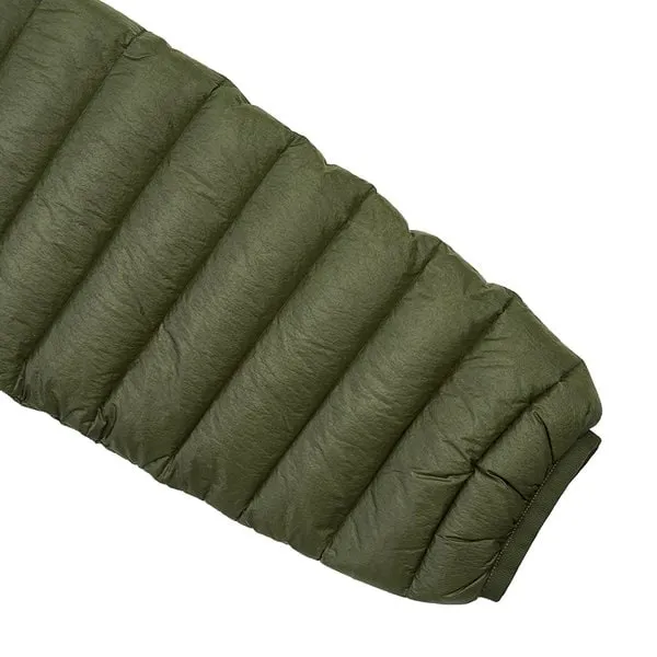 High-Collar Long-Sleeved Down Jacket