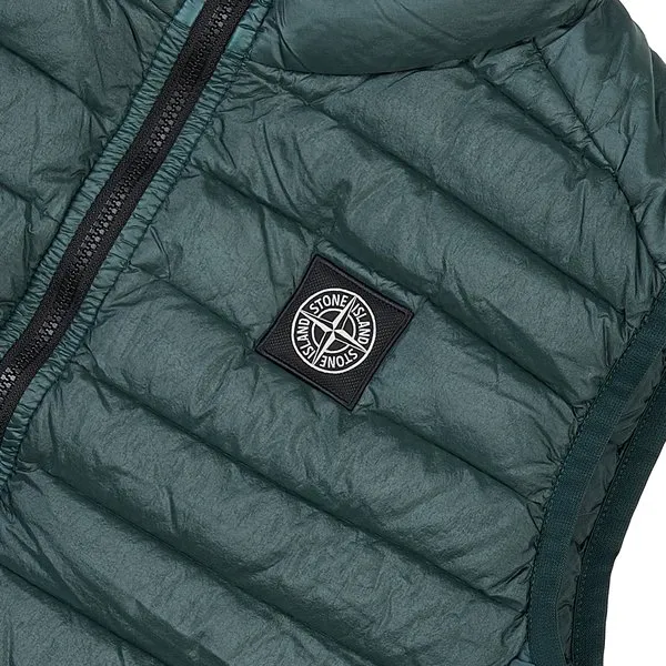 High-Necked Sleeveless Down Jacket