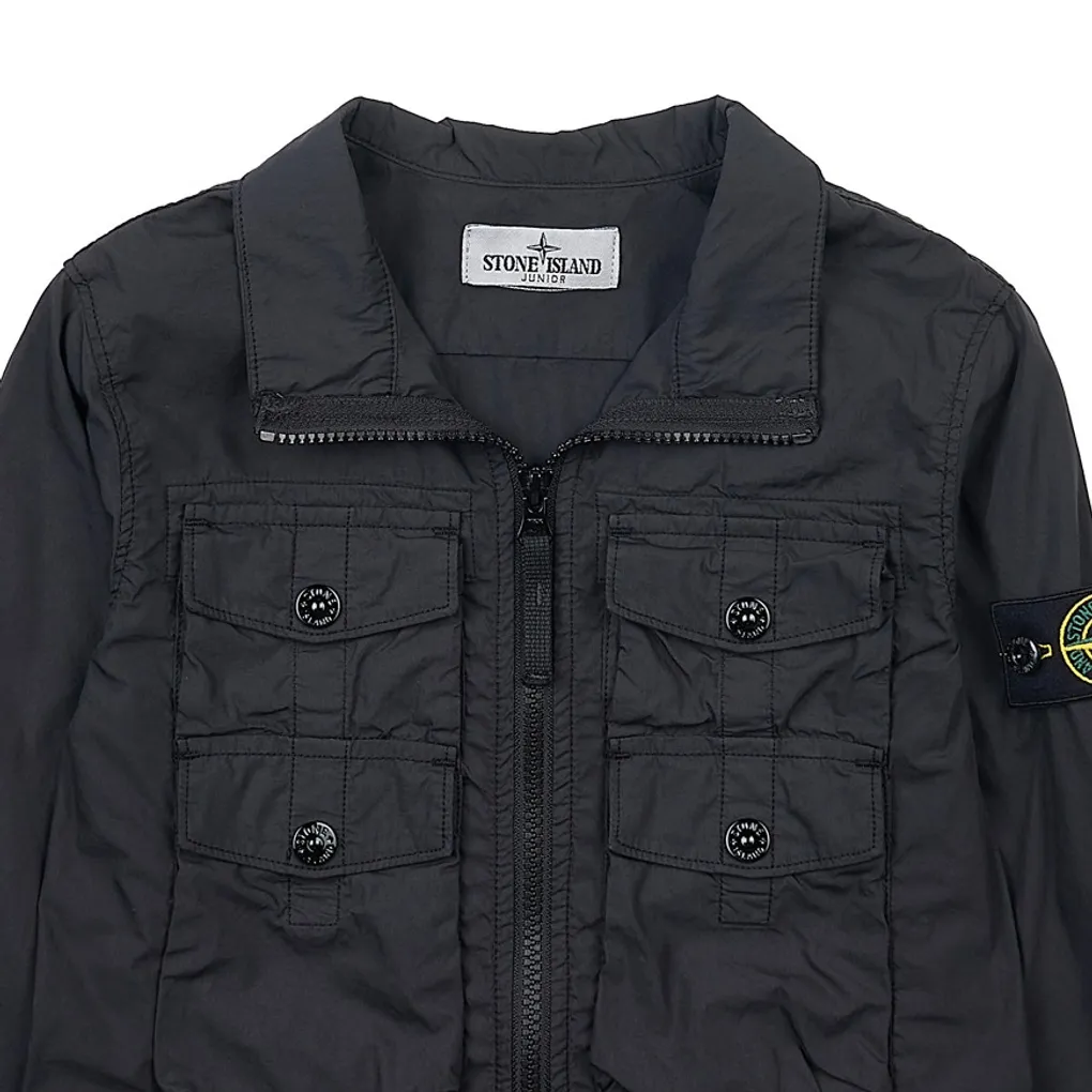 Logo-Patch Zip-Up Jacket