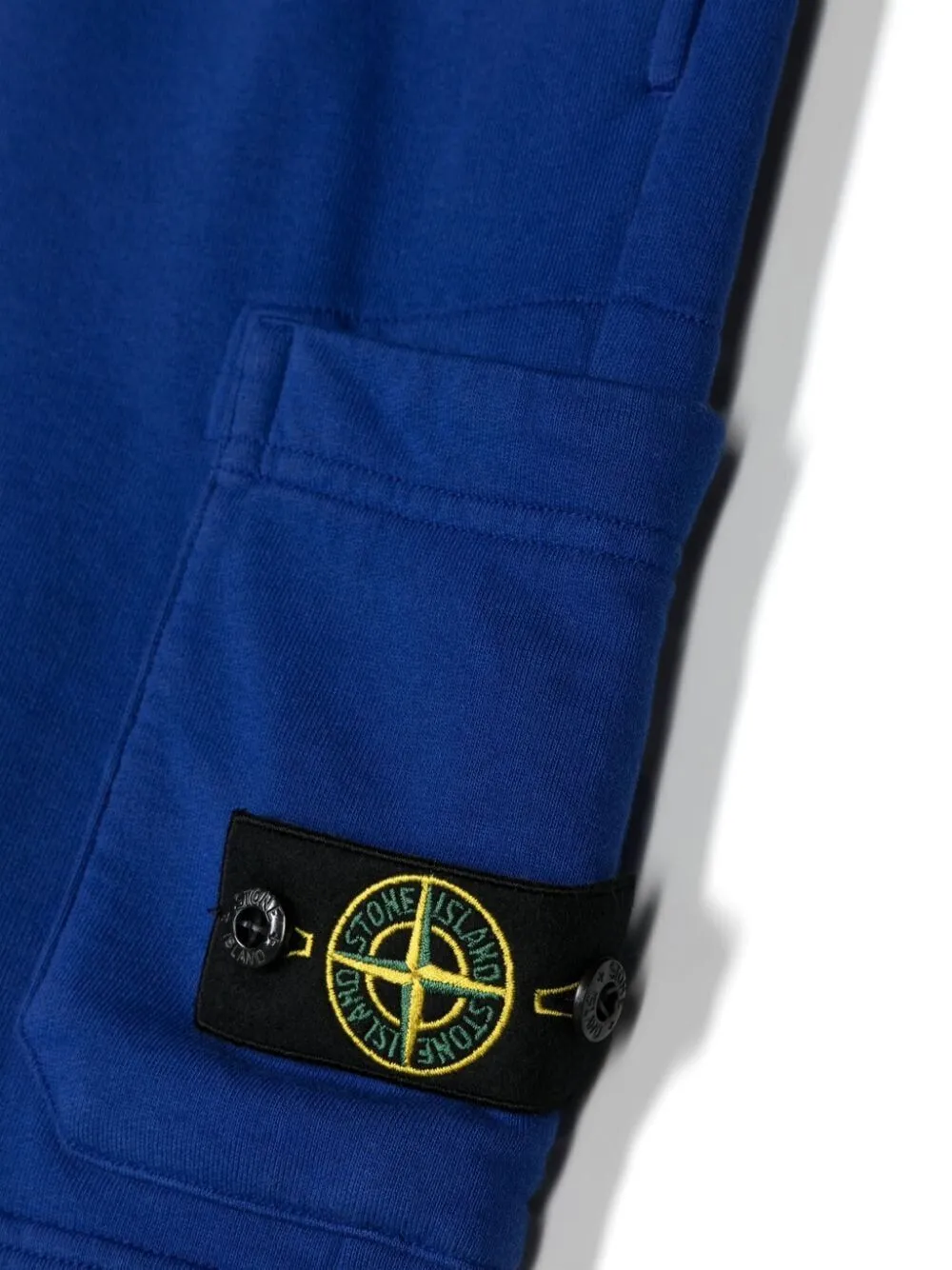 Compass-Badge Elasticated Waistband Shorts