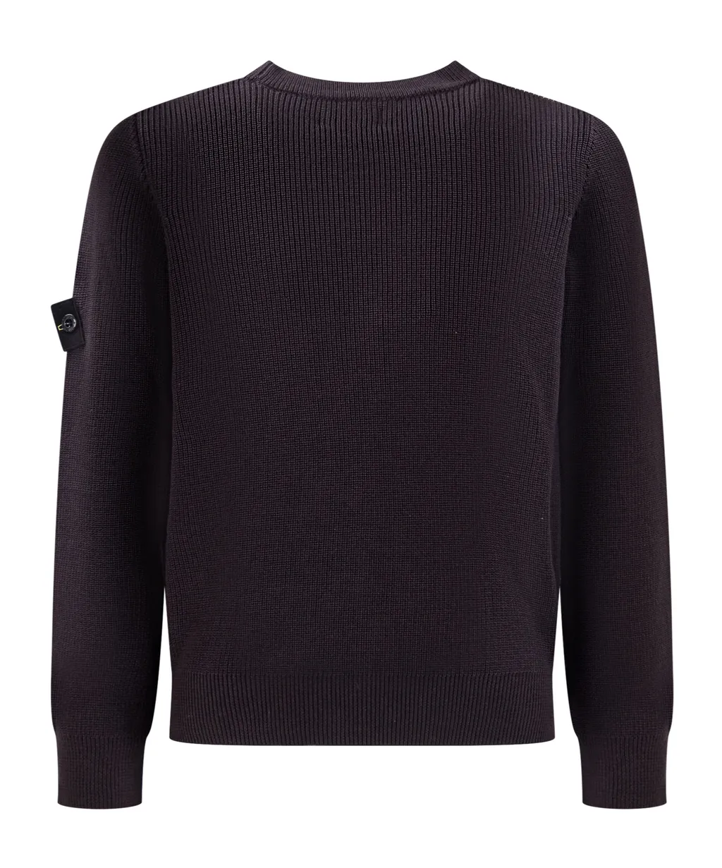 Logo Patch Crewneck Jumper