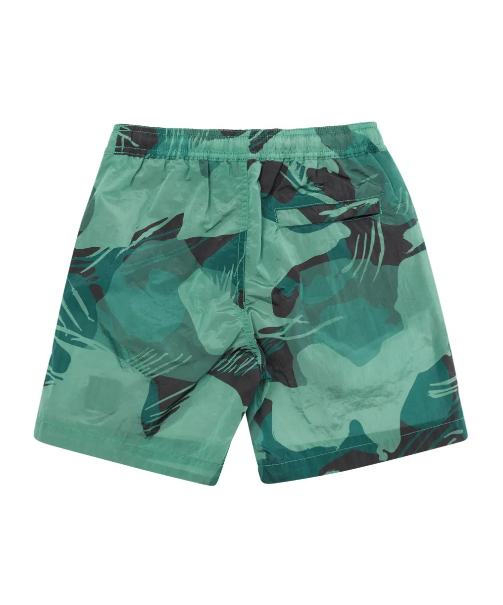 Compass-Motif Swim Shorts