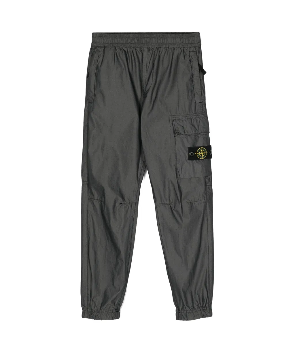 Compass-Appliqué Cargo Pants