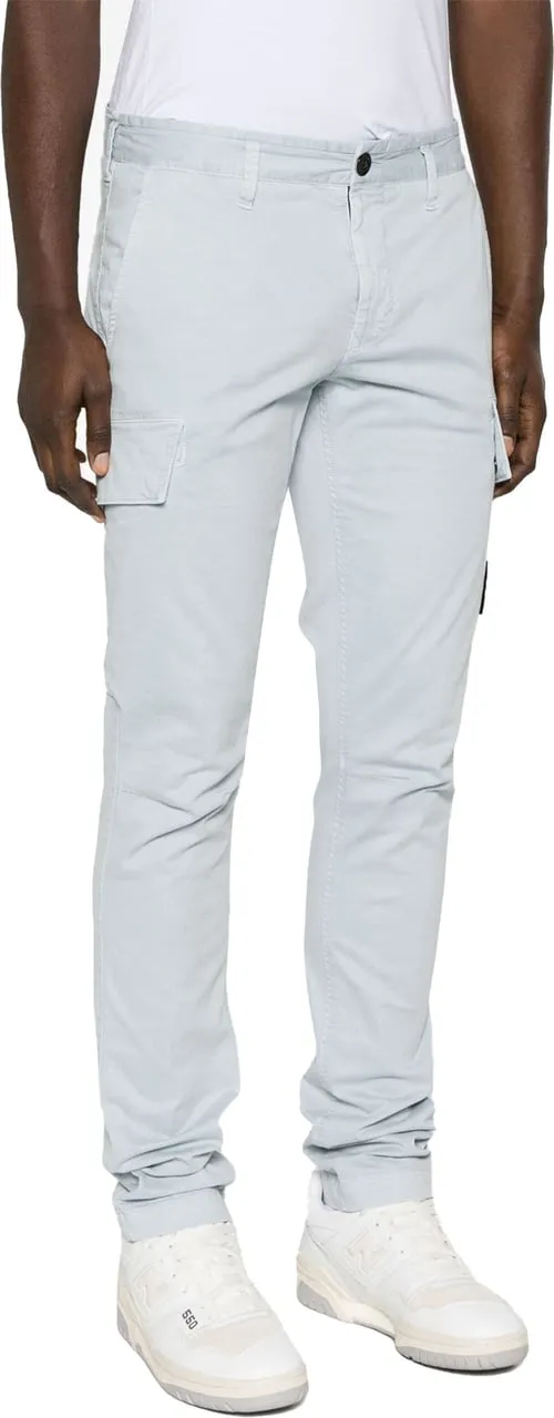 Compass-Badge Tapered Leg Cargo Trousers