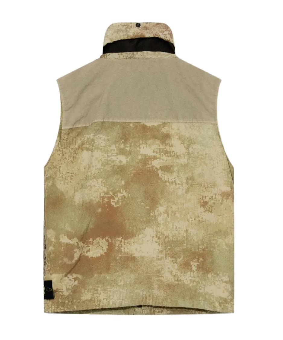 High-Necked Sleeveless Vest