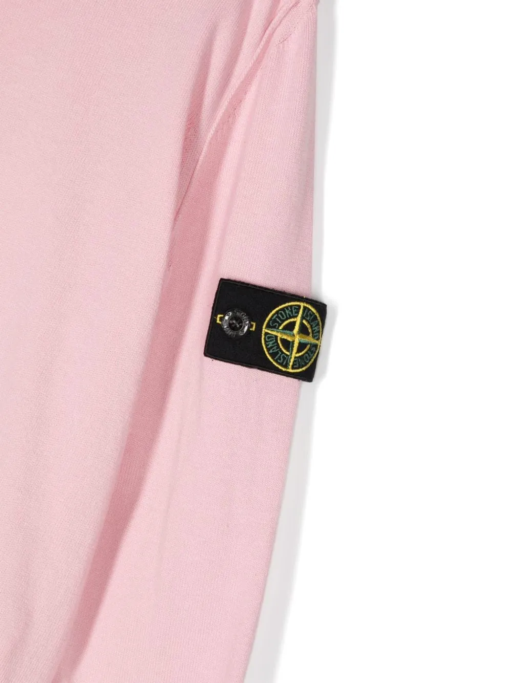 Compass-Motif Crewneck Jumper