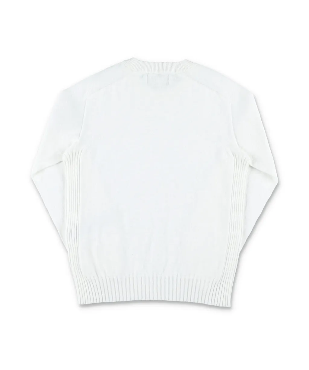 Ribbed-Detailed Jumper