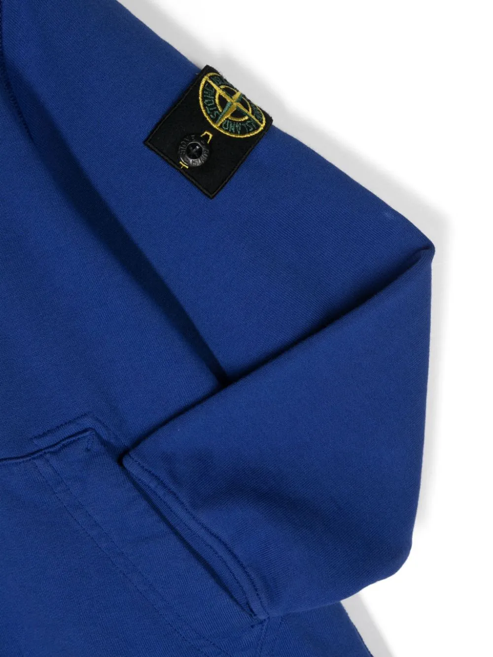 Compass-Patch Long-Sleeved Hoodie