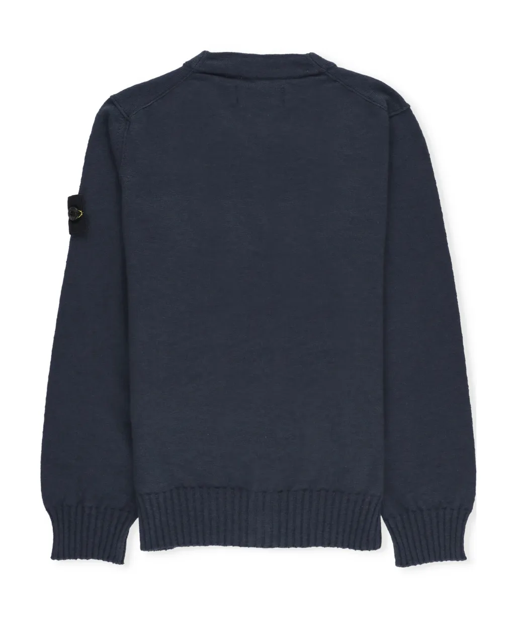 Logo Patch Cardigan
