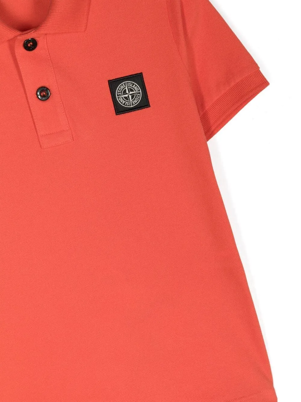 Compass-Motif Polo Shirt