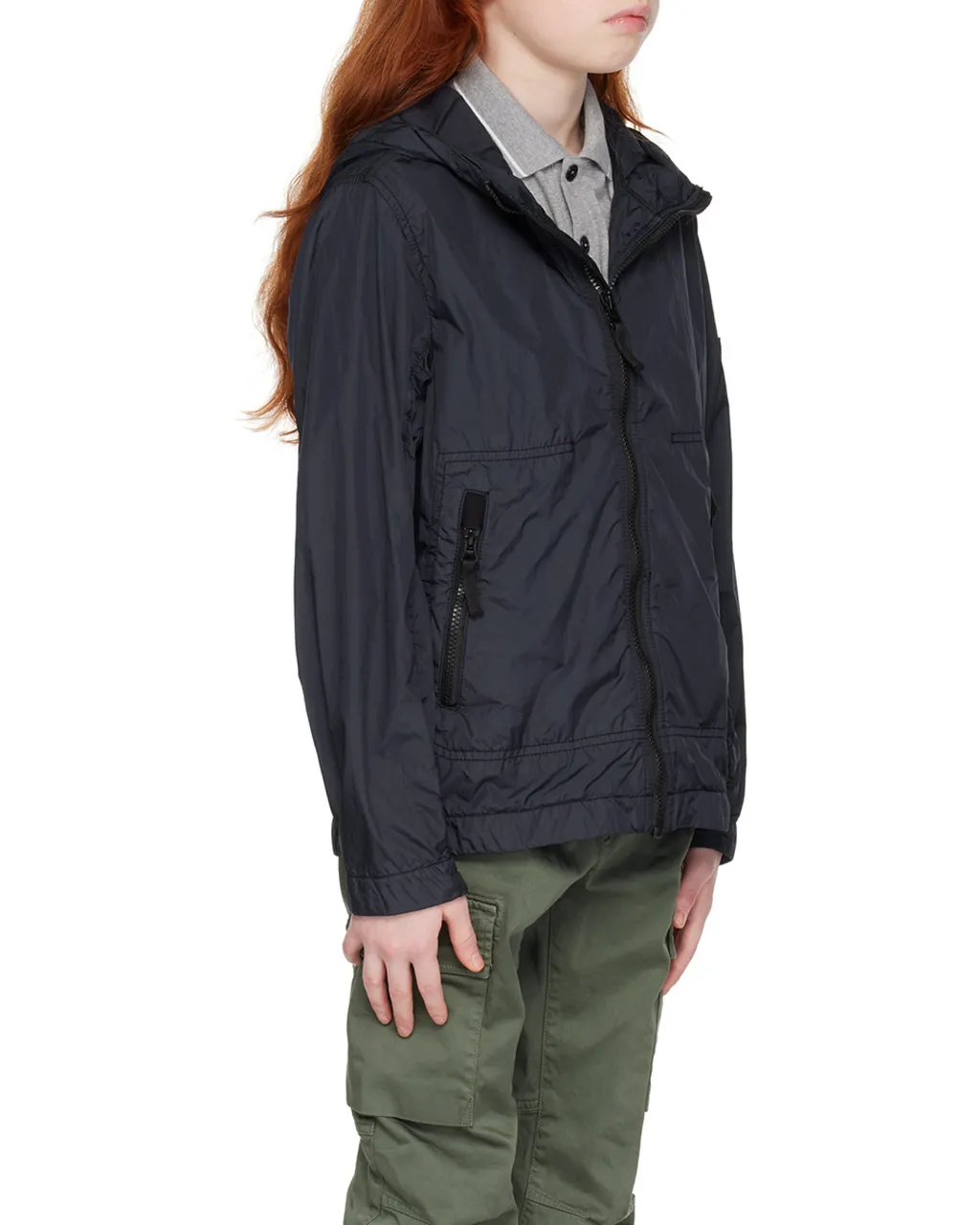 Junior Compass Patch Zip-Up Jacket