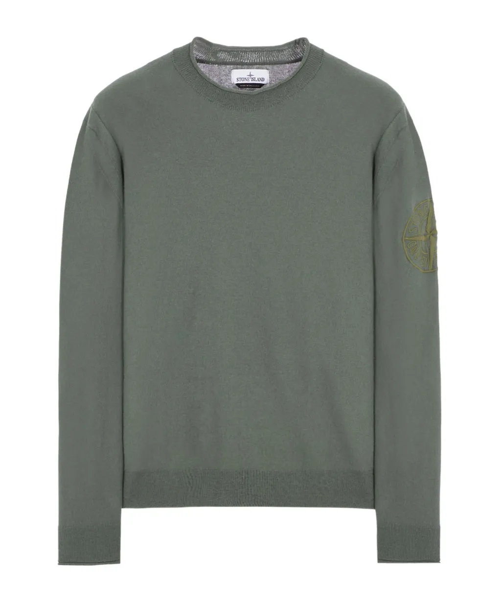 Compass Embroidered Knitted Jumper