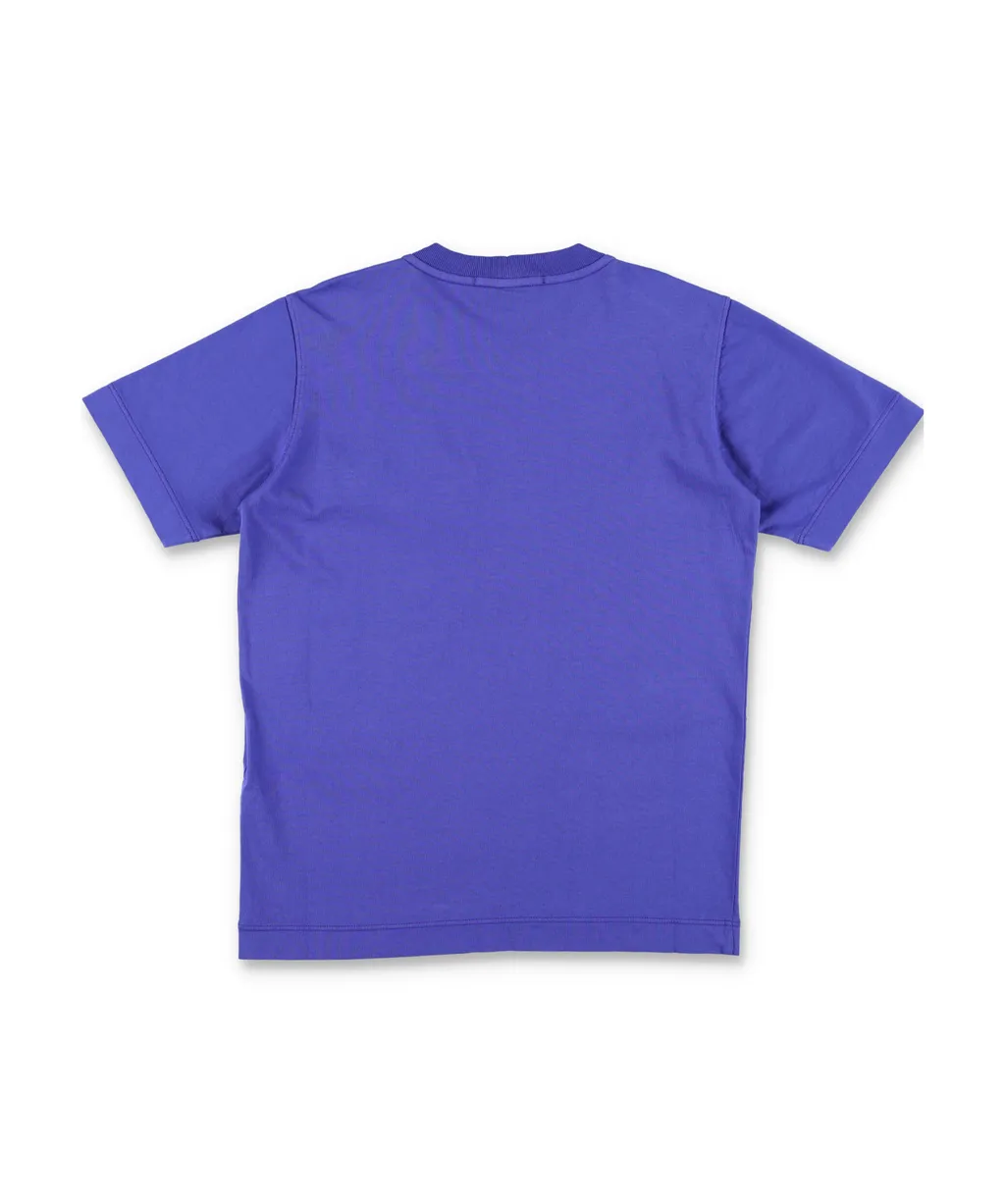 Compass-Motif Cotton T-Shirt