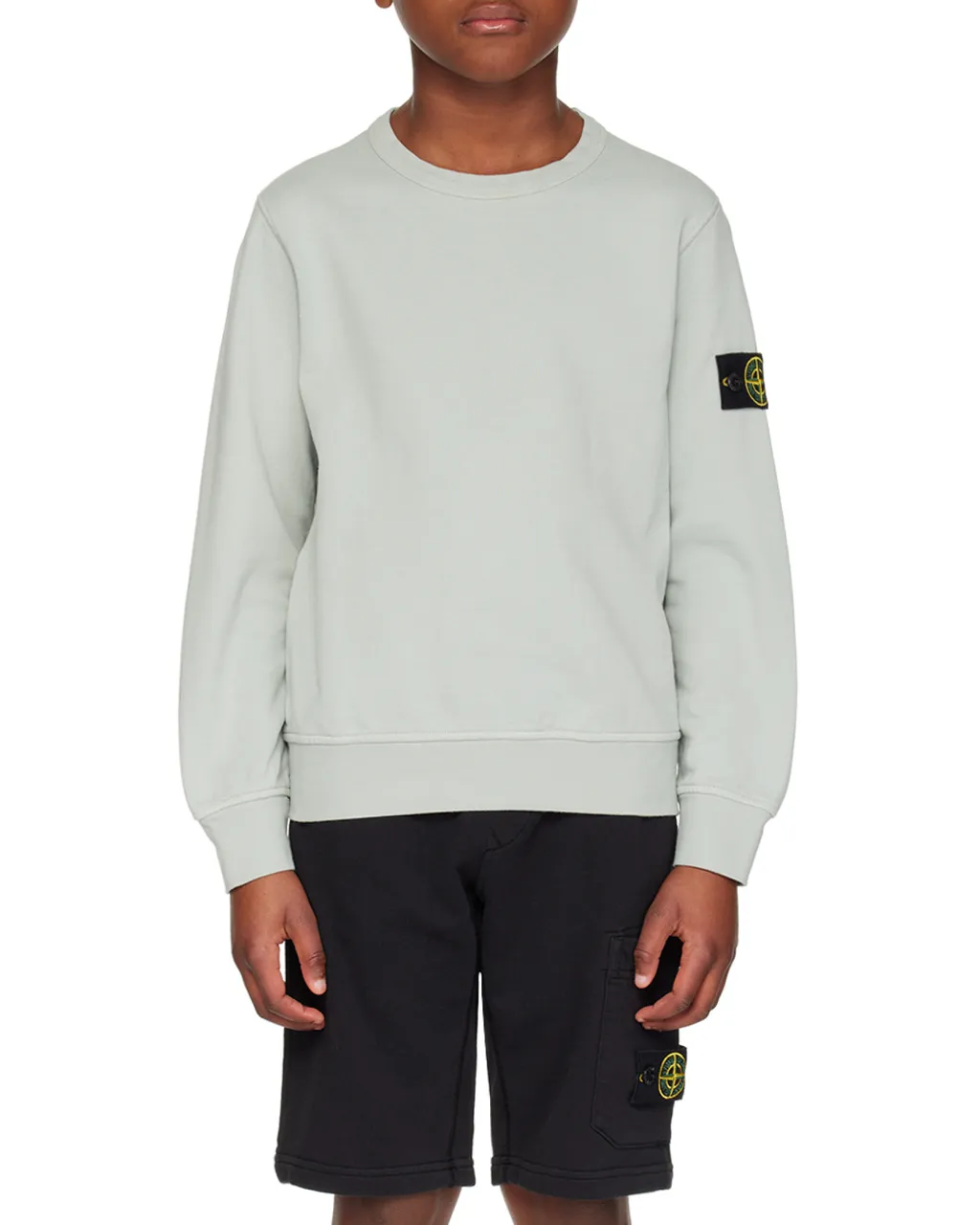 Compass-Badge Cotton Sweatshirt
