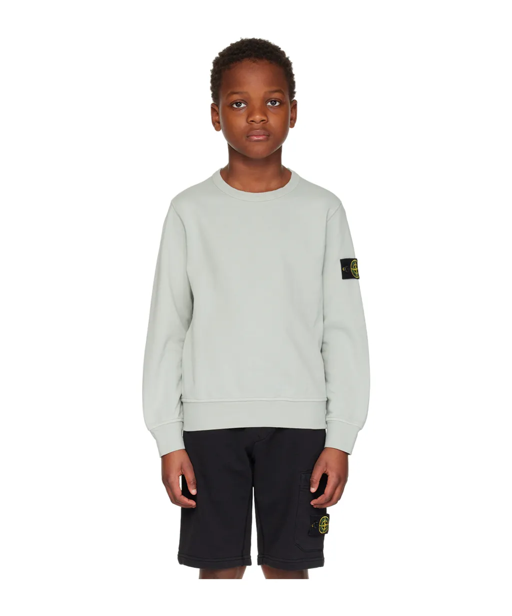 Compass-Badge Cotton Sweatshirt