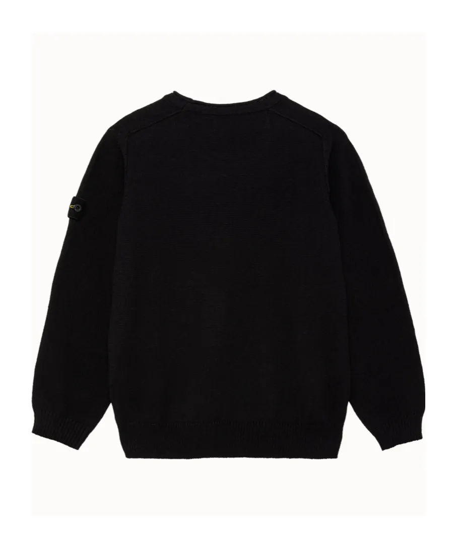 Junior Compass-Badge Crewneck Jumper