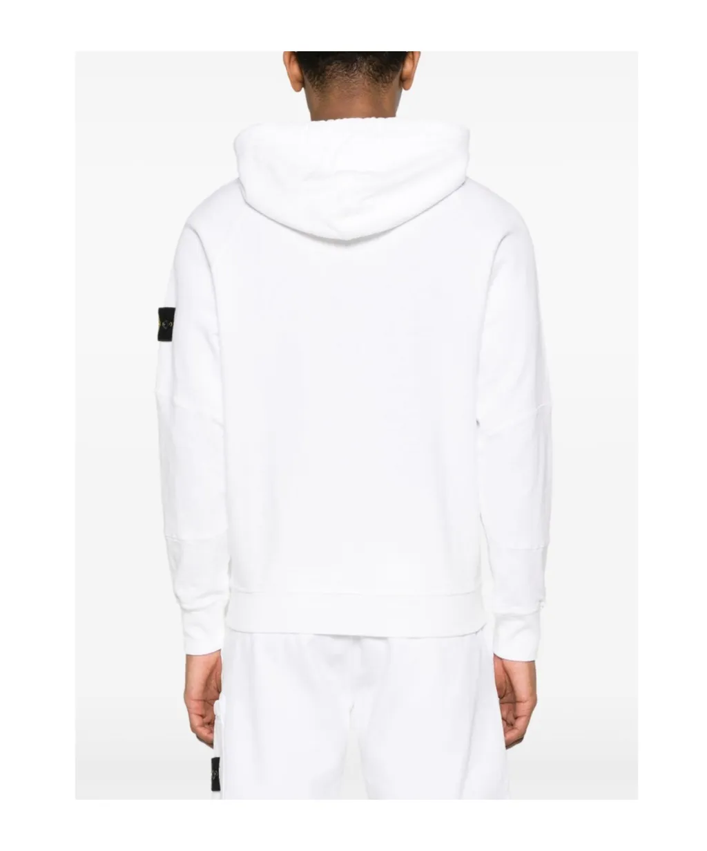 Logo Patch Zipped Hoodie