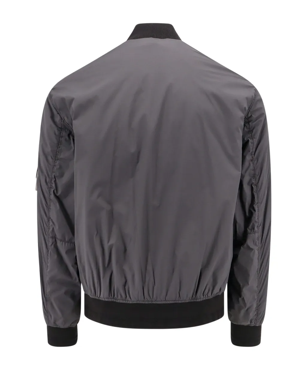 Compass-Badge Bomber Jacket