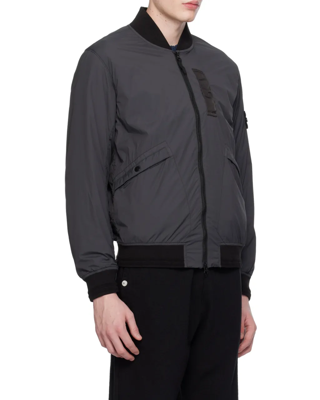 Compass-Badge Bomber Jacket