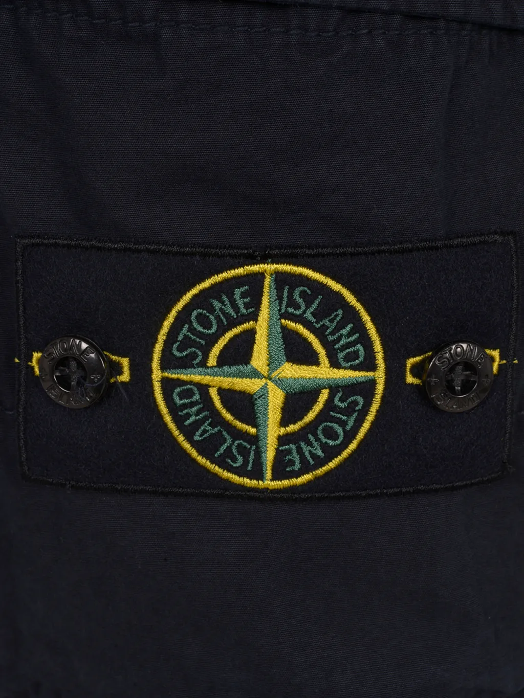 Belt-Looped Logo Patch Cargo Shorts