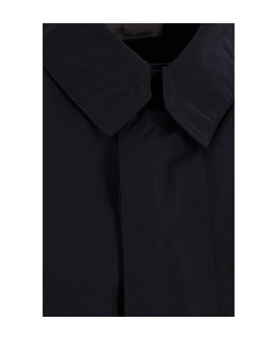 Compass-Badge Long-Sleeved Coat