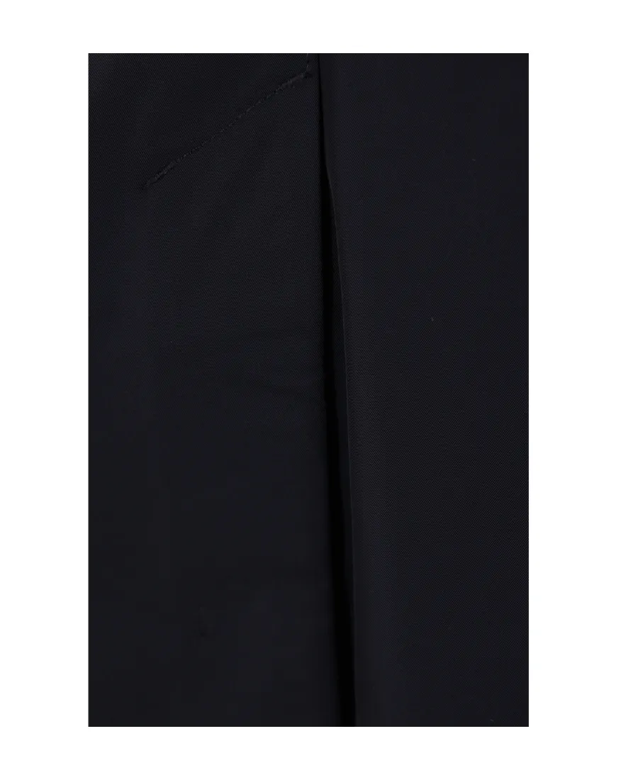 Compass-Badge Long-Sleeved Coat