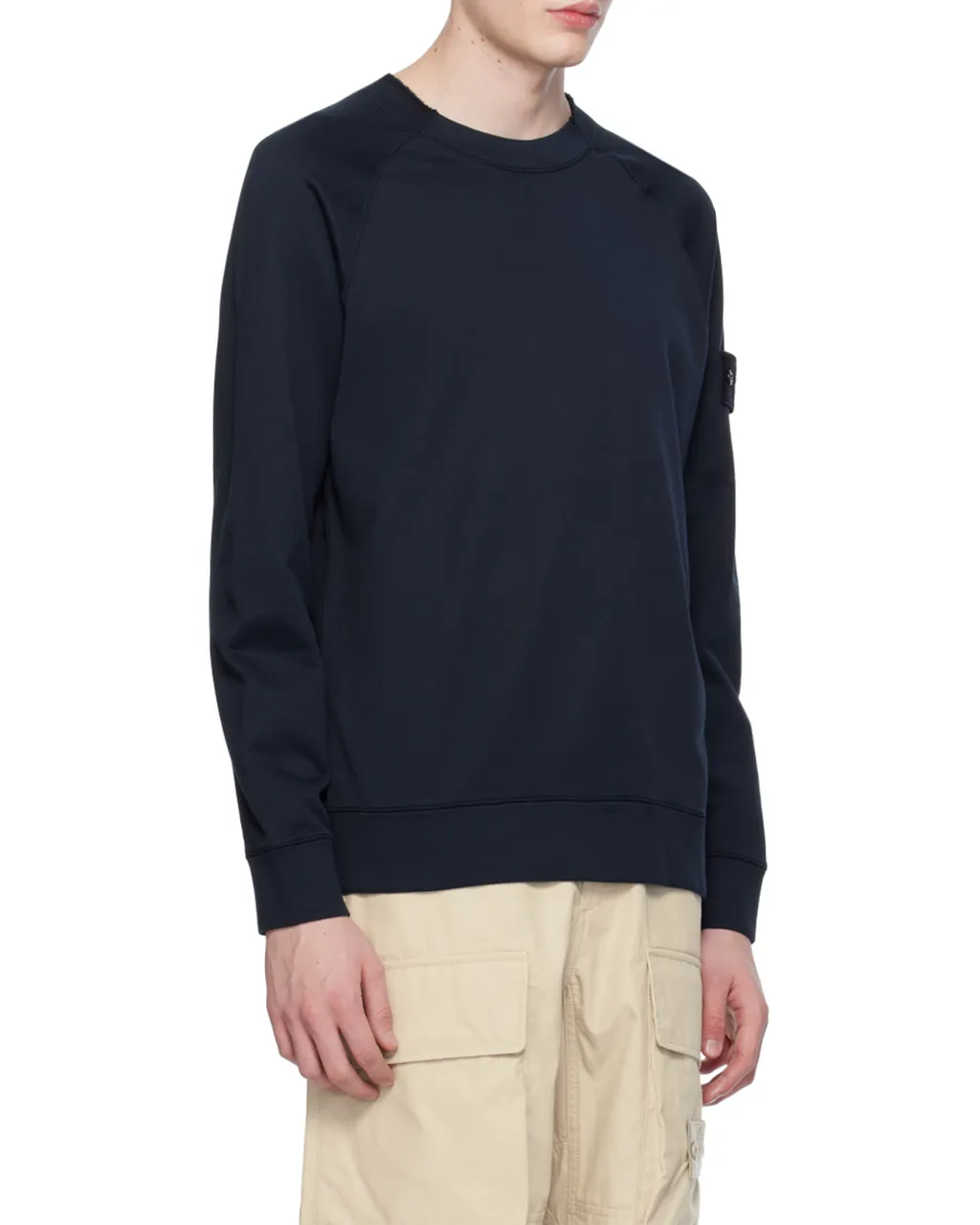 Compass Logo Patch Crewneck Sweatshirt